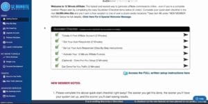 12 minute affiliate dashboard