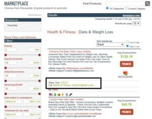 Clickbank Diet and Weight Loss Product